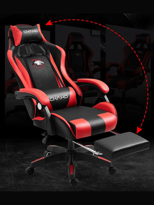 ForAll M8301-1 Gaming Stuhl mit Fußstütze Black / Red