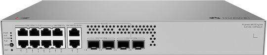 Huawei eKitEngine S310S-10PN4JX Unmanaged L2 Switch με 8 Θύρες Gigabit (1Gbps) Ethernet και 4 SFP Θύρες