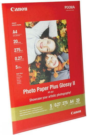 Canon PP-201 Φωτογραφικό Χαρτί Plus ΙΙ 13x13 265gr/m² για Εκτυπωτές Inkjet 20 Φύλλα