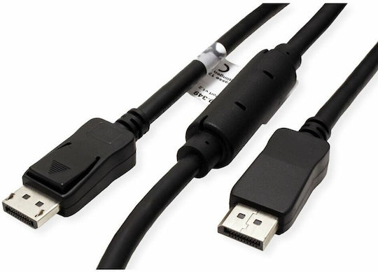 Value Cable DisplayPort male - DisplayPort male 15m Μαύρο (14.99.3495-2)