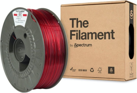 Spectrum PETG 3D Printer Filament 1.75mm Κόκκινο 1kg