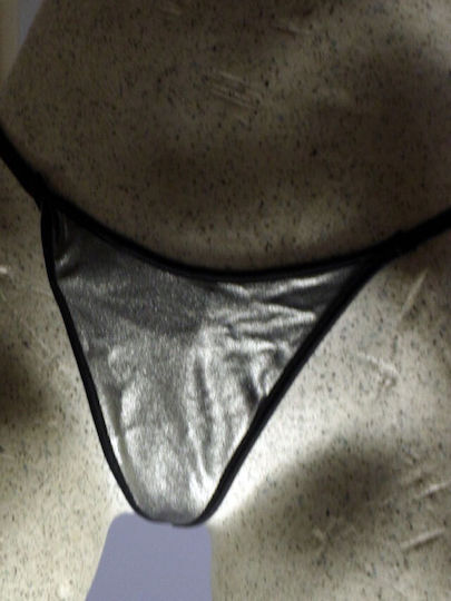 Γυναικείο Sexy String Ασημί