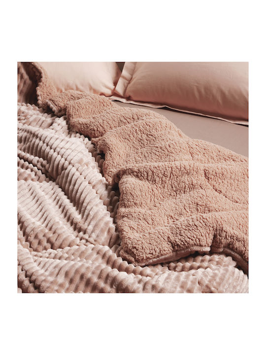 Das Home Duvet Cover with Hollowfiber Filling Single 160x220cm 1363 Nude 750 GSMGsm 12 togs Togs