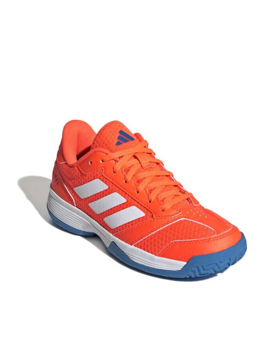 Ligra 8 K Kids Sports Shoes Volleyball with Laces Orange
