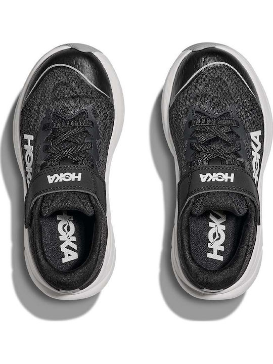 Rincon 4 Kids Sports Shoes Running with Hoop & Loop Closure Black