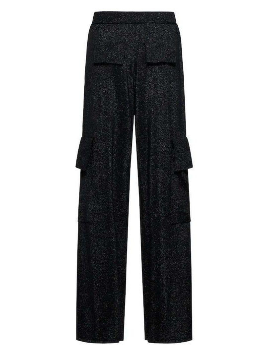 Women's Fabric Trousers Black