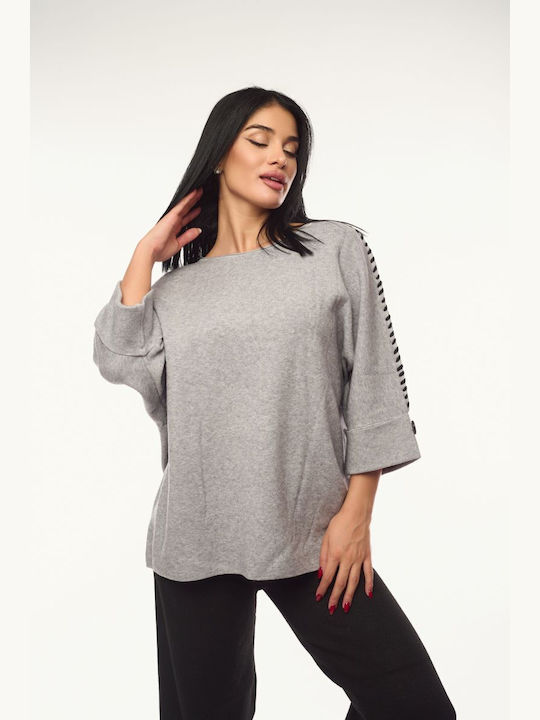 Women's Blouse Gray
