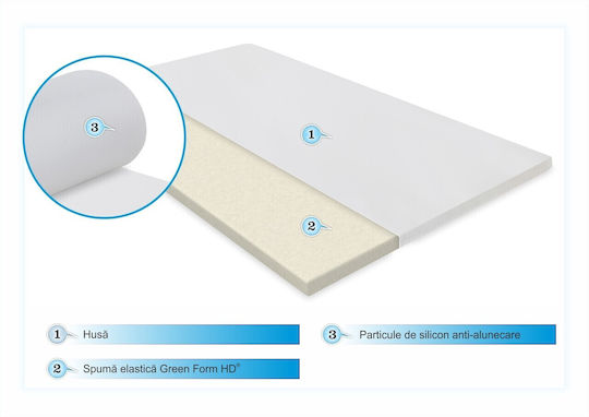 Green Future Ανώστρωμα Basic Comfort Διπλό Foam 140x190x3εκ.