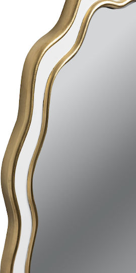811-30014 Oglindă Asimetrică Aurie 80x50cm