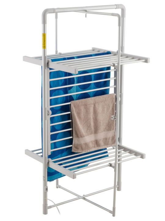 Adler Aluminum Folding Electric Floor Clothes Drying Rack 300W with Hanging Length 2m