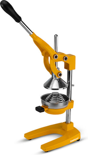 Bormann Bfj2000 Table Press Pomegranate Orange Lemon Lime Made of Stainless Steel in Yellow Colour