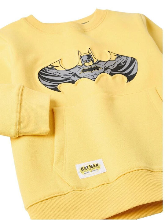 Kinder-Sweatshirt mit Taschen Yellow