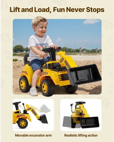 Vevor Baby Lauflernhilfe Ride On Gelbe