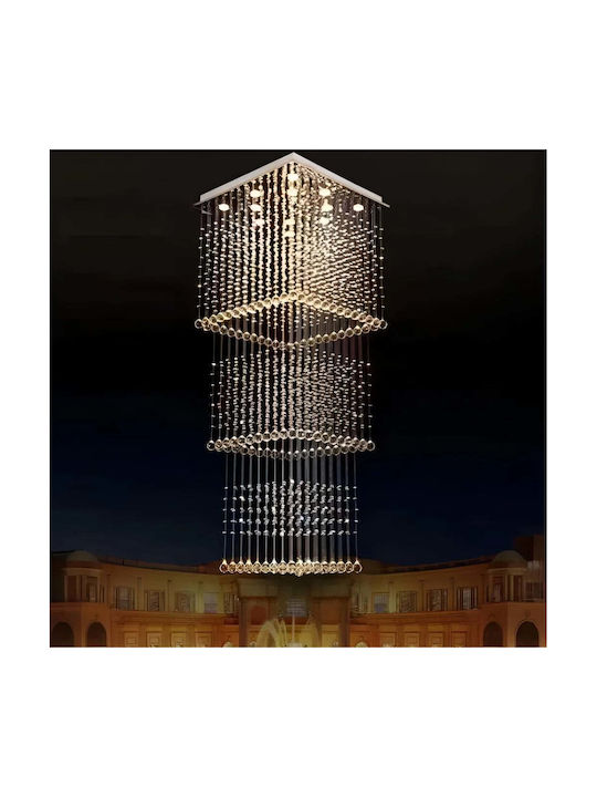 Alista Home Πολυέλαιος LED Ø50cm με Κρύσταλλα Χρυσός Alista Home Πολυέλαιος LED Ø50cm με Κρύσταλλα Χρυσός