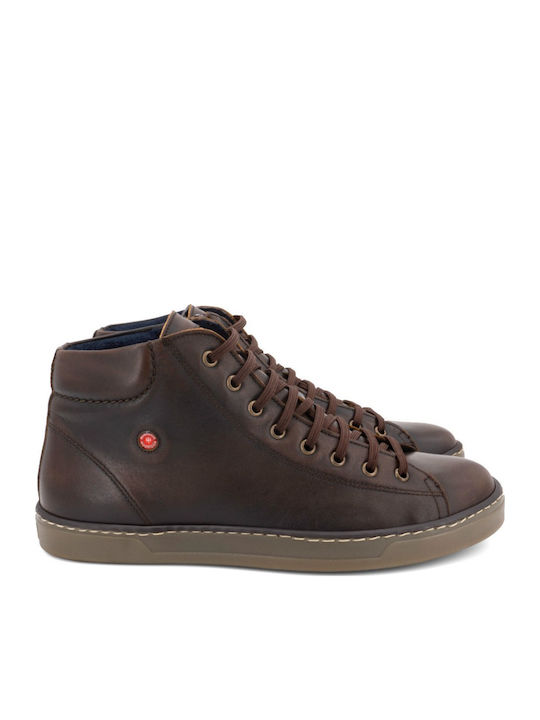 Leather Brown Men's Boots