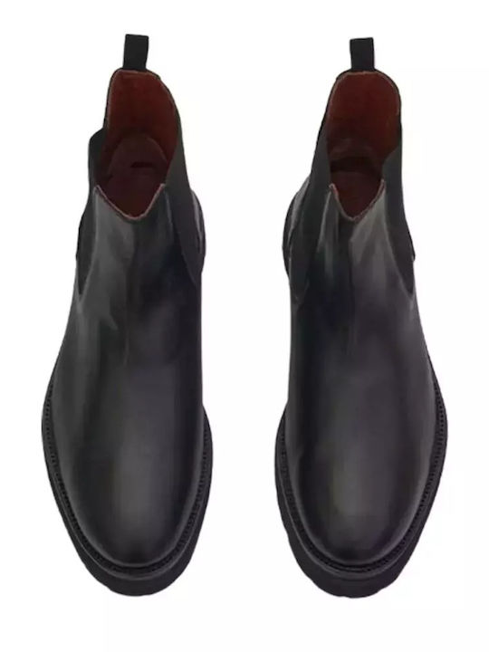 Leather Black Chelsea Boots