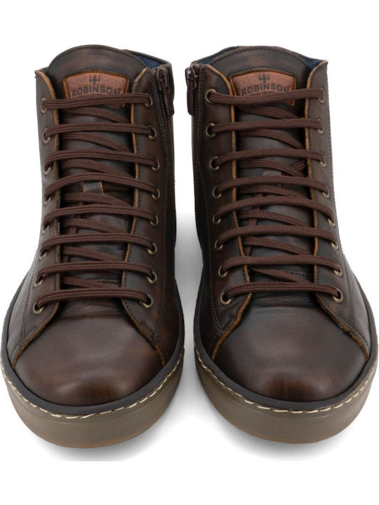 Leather Brown Men's Boots