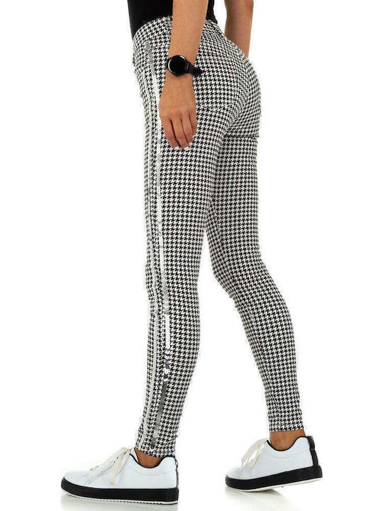 Women's Jean Trousers Blackwhite