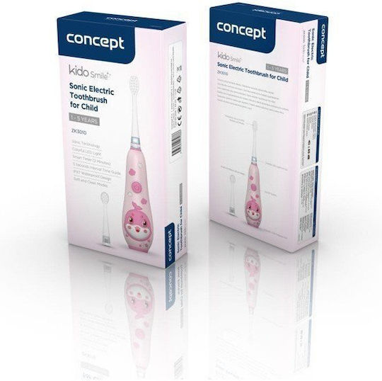 Concept Children's Electric Toothbrush with Chronograph for 1+ Years with Replacement Heads