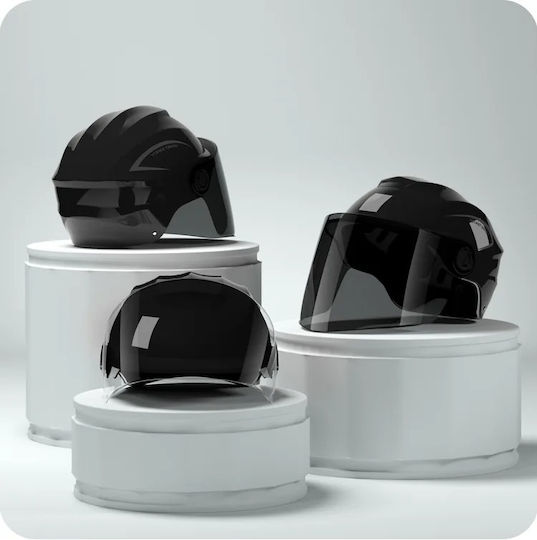 FIXATO Cască Pentru Scuter Electric Universal în Culoare Neagră