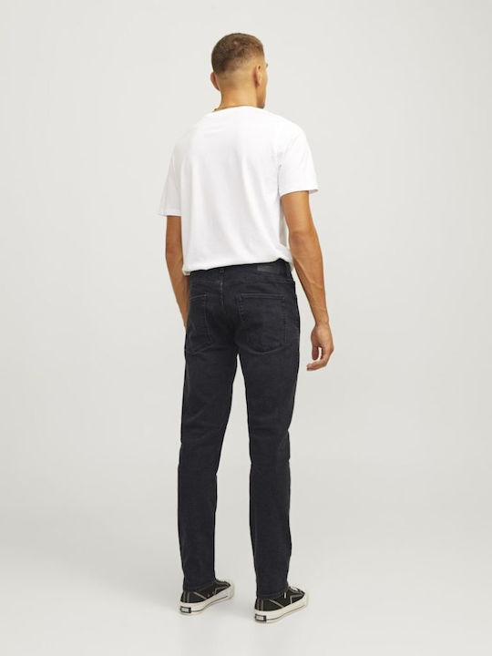 Men's Jeans Pants with Loose Tapered Fit Black