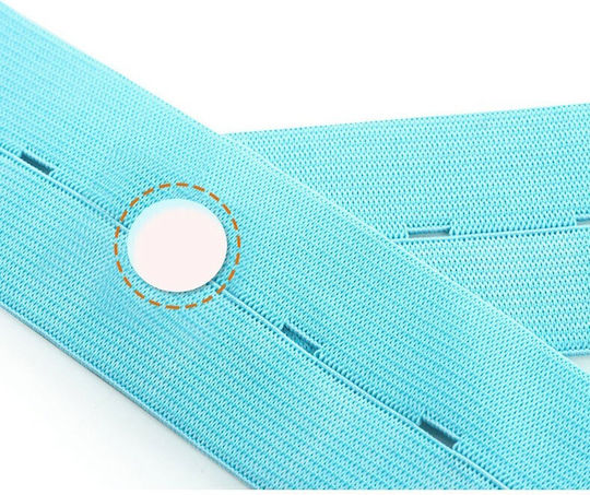 Set 2 Centuri Pentru Monitorizarea Ritmului Cardiac Fetal Flippy Material Elastic Moale 6 X 130 Cm Albastre