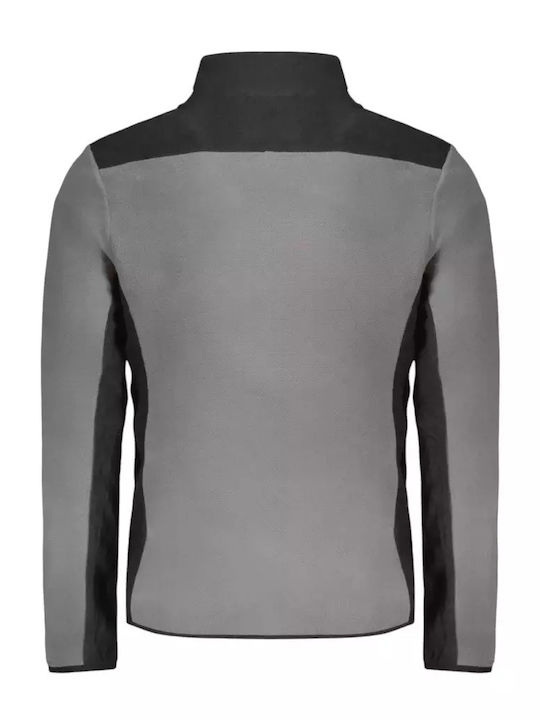 Men's Fleece Cardigan Gray