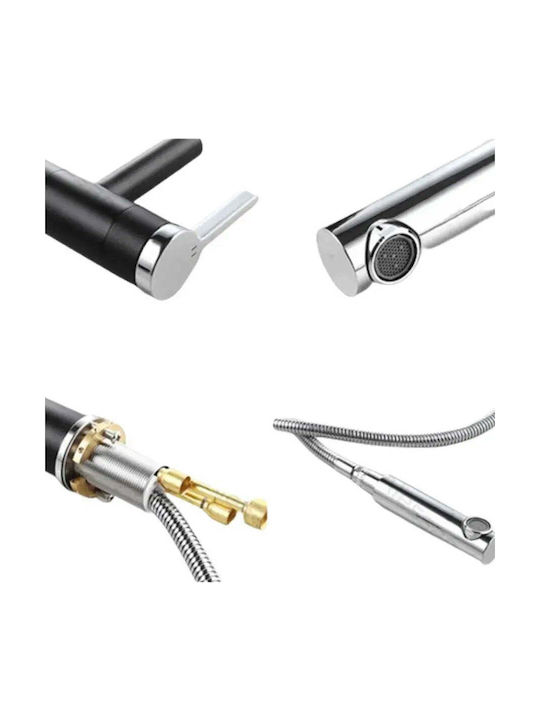 Alista Home Amestecare Robinet Chiuvetă Coafor Negru