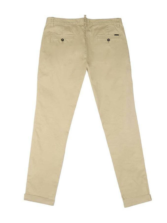 Παντελόνι Chino Ελαστικό σε Slim Εφαρμογή Μπεζ