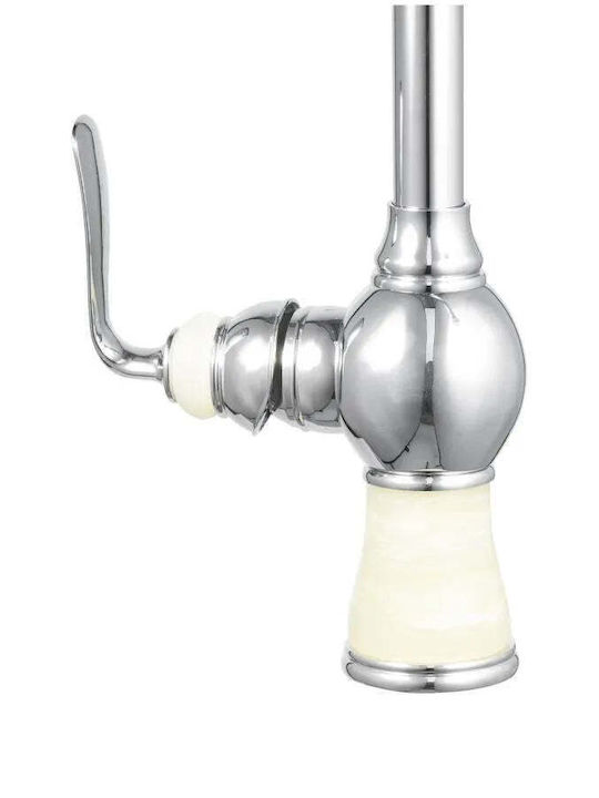 Alista Home Wzy/308 Baterie Chiuvetă Bucătărie Bancă Argintie