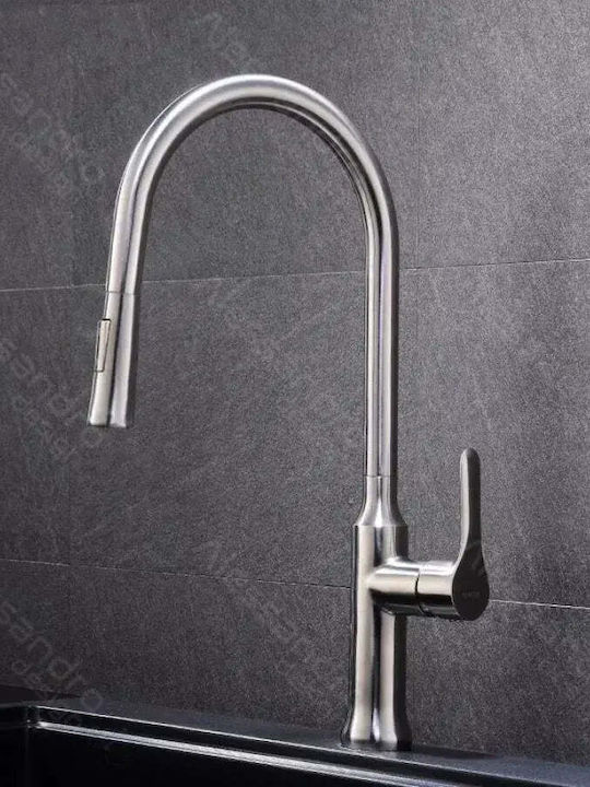 Alista Home Baterie de Bucătărie Bancă cu Duș Gri