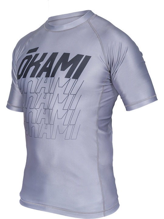 Okami Ανδρική Κοντομάνικη Μπλούζα ORS136 για Jiu-Jitsu / MMA / Kickboxing Γκρι Okami Ανδρική Κοντομάνικη Μπλούζα ORS136 για Jiu-Jitsu / MMA / Kickboxing Γκρι