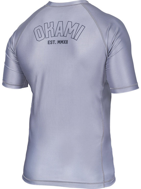 Okami Short Sleeve Shirt ORS136 for Jiu-Jitsu / MMA / Kickboxing Gray