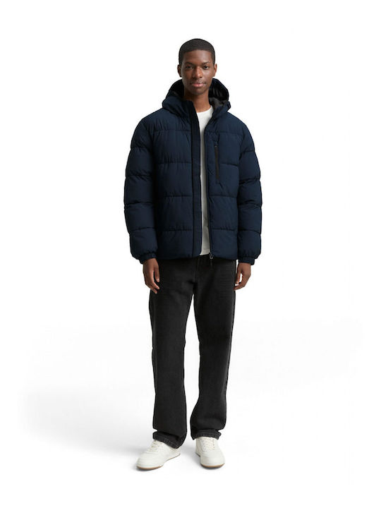 Geacă Puffer de Iarnă Albastră Sky Captain Blue