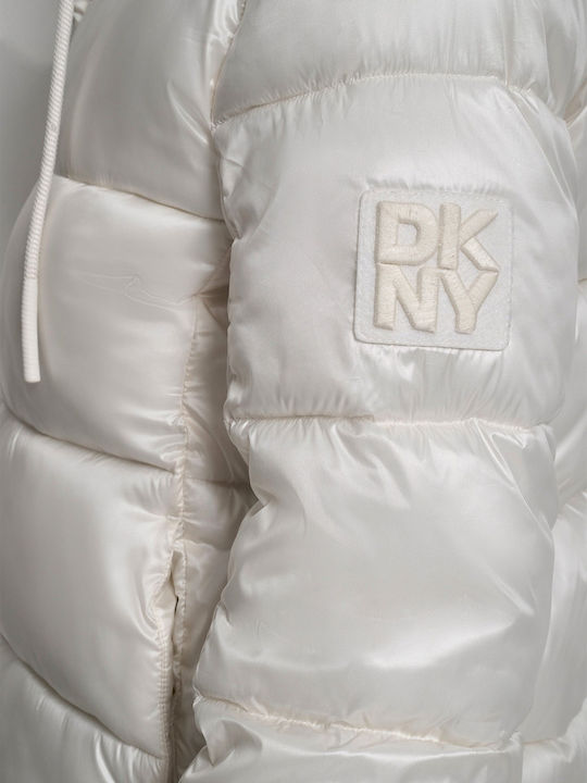 Jachetă de femei Puffer Beige