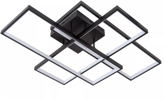 Lucide Lightning Lokero Ceiling Mount Light Black