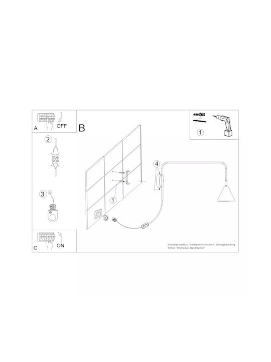 Sollux Classic Lamp Wall with Socket E14 Green 10cm