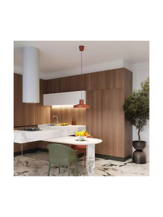 Sollux Pendant Light Red with Socket E27