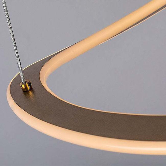 Rabalux Adjustable Pendant Light Gold 52x52cm