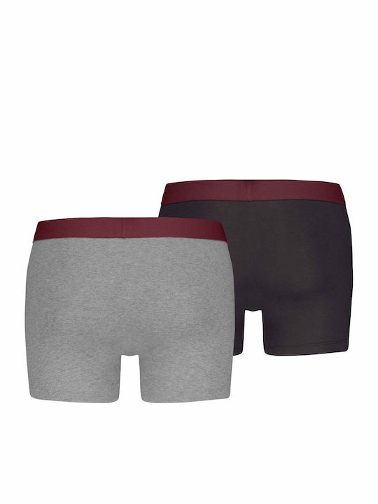 Basic Ανδρικά Μποξεράκια Grey / Black 2Pack