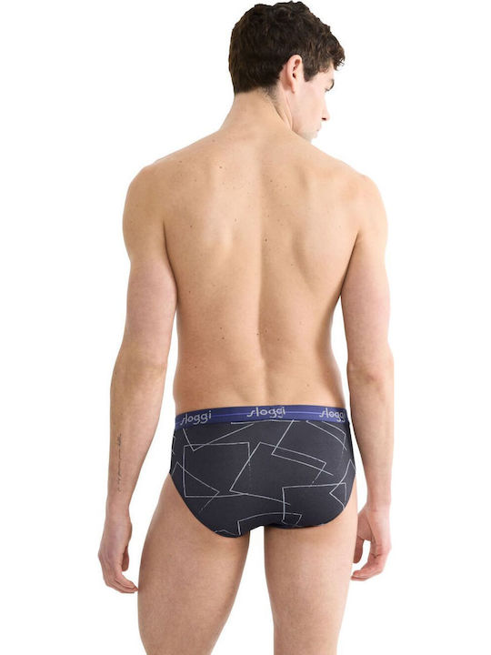 Start Midi Herren Slips Purple-anthracite 2Packung
