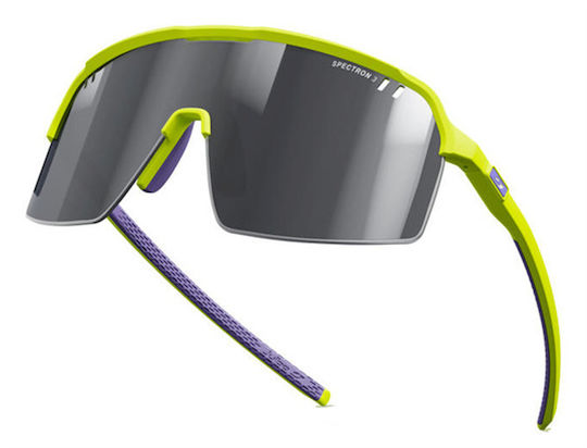 Julbo Γυαλιά Ποδηλασίας με Μπεζ Σκελετό και Διάφανους Φακούς