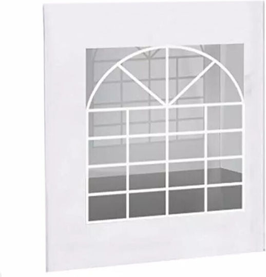 Πλαϊνό για Κιόσκι Λευκό με Επίστρωση PVC 2x2.6m