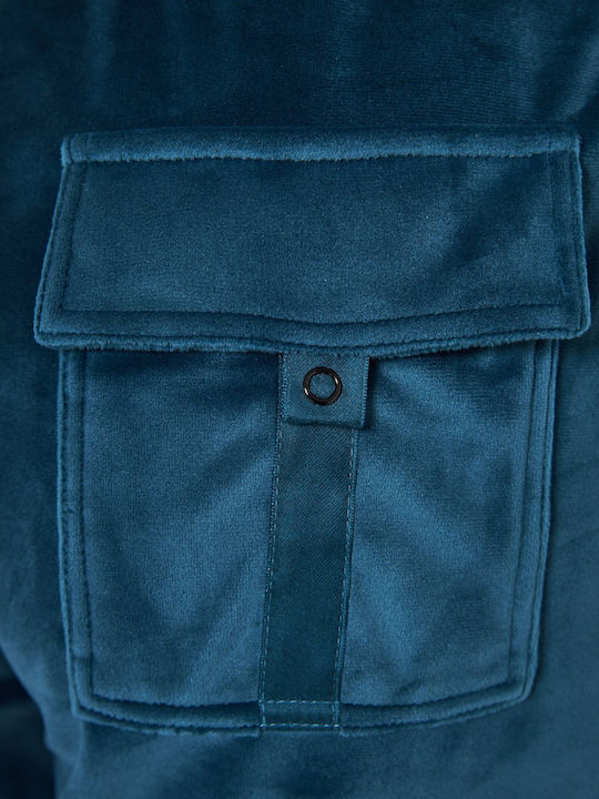 Sweatpants Velvet Blue