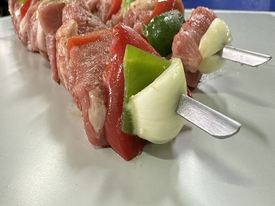 Bețe Inox Pentru Souvlaki–5 Bucăți