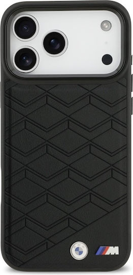 BMW Umschlag Rückseite Kunststoff / Silikon Schwarz (iPhone 17 Pro Max)