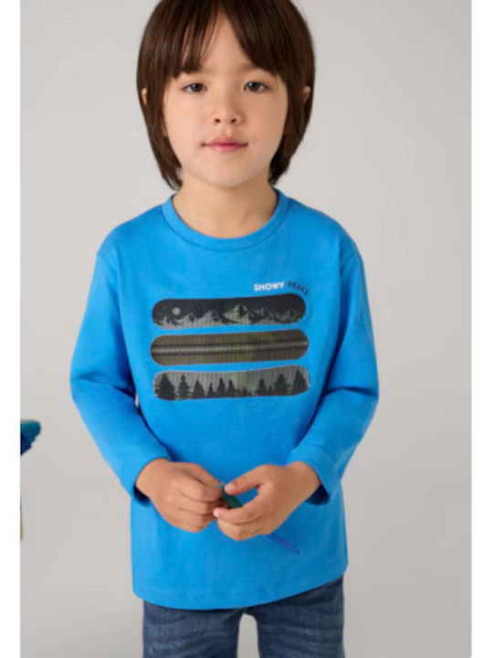 Kids' Shirt Long Sleeve Blue