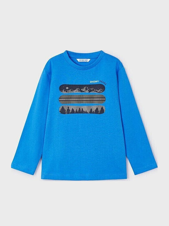 Kids' Shirt Long Sleeve Blue