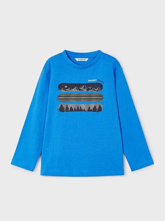 Kids' Shirt Long Sleeve Blue