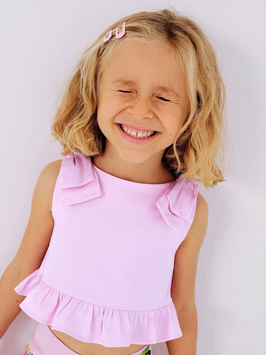 Kids' Shirt Sleeveless Purple